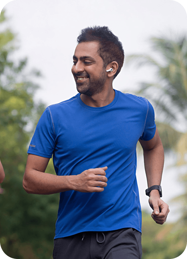 frustrated man with scale